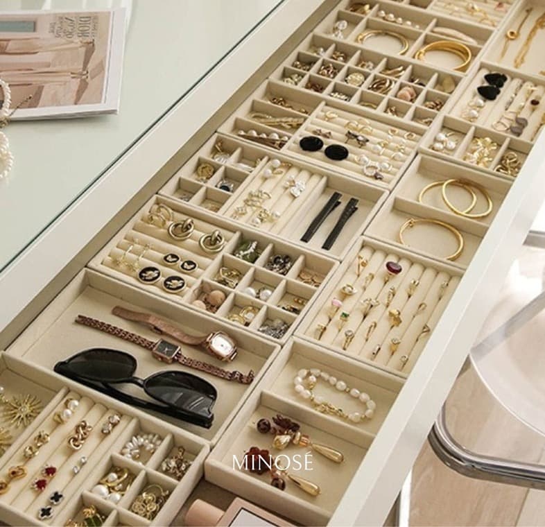 Glass-Topped Jewellery Trays