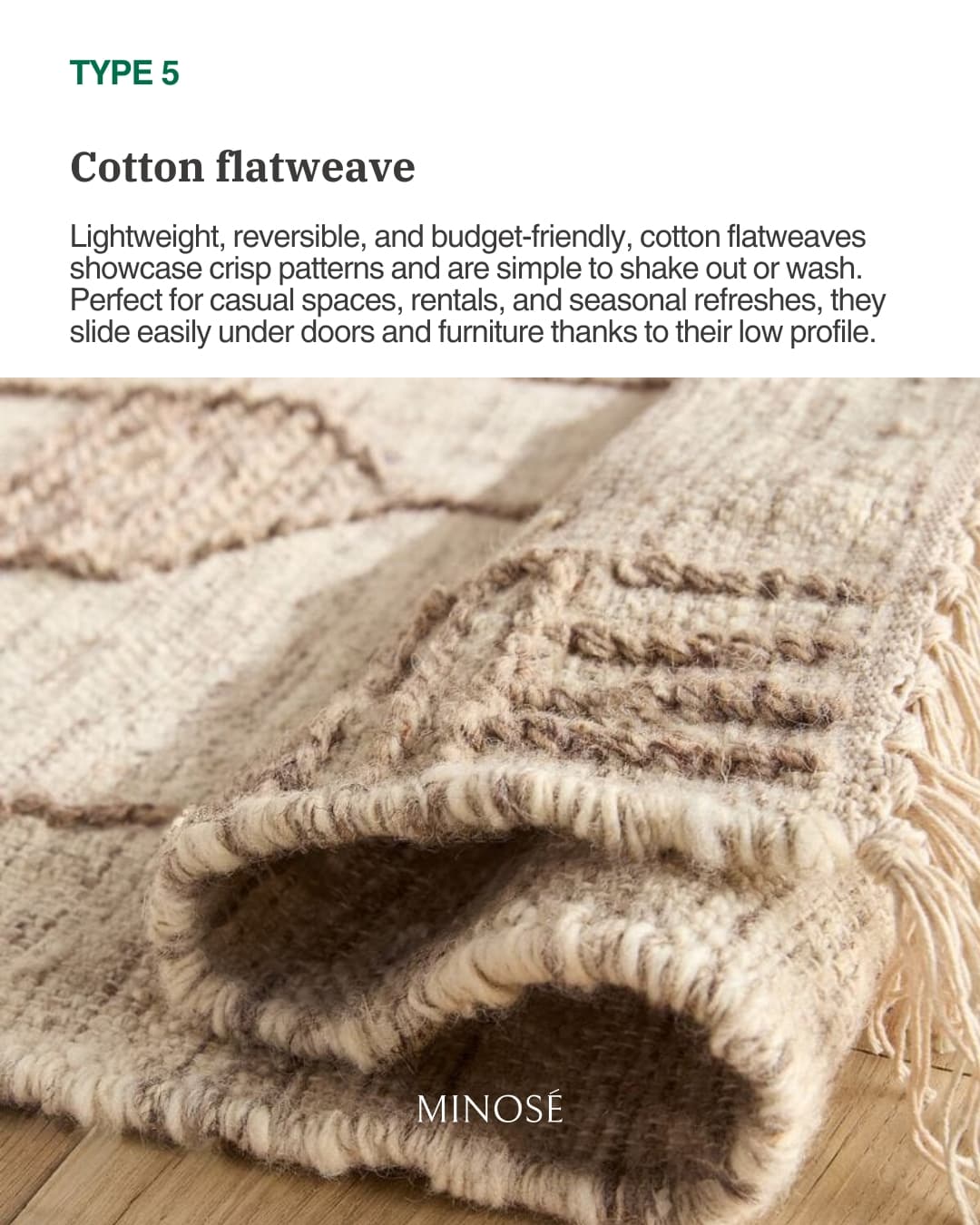 Cotton Flatweave: Versatile Simplicity