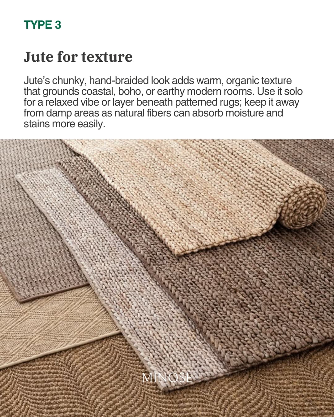 Jute for Texture: Organic Grounding