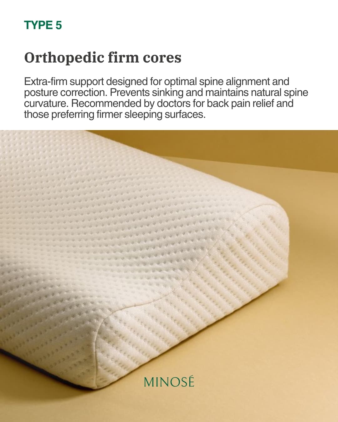 Orthopedic Firm Cores: Therapeutic Alignment
