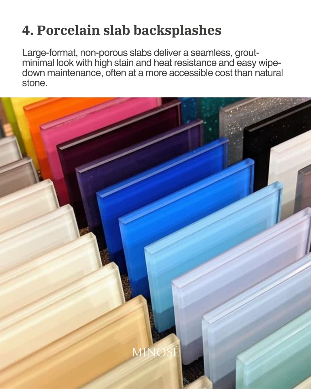 Porcelain Slab Backsplashes